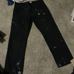 Painted Levi’s jeans